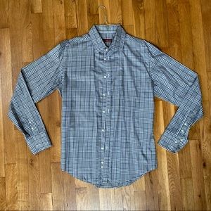 Mens plaid button down shirt